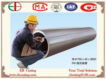 China P91 High Pressure Pipes with Open Flat Forging Process dia.750 x 45 x 3650mm EB24026 supplier