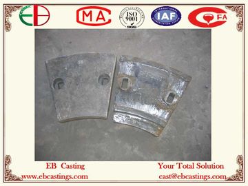 China Forros de aço EB5019 da extremidade do moinho do cimento de FMU11 Cr12 CrMo fornecedor