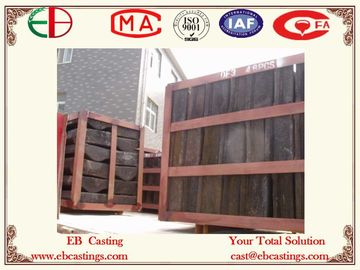 Chine Le revêtement de moulin du ciment HBW630Cr9 plaque le traitement thermique HRC54+ EB5073 fournisseur