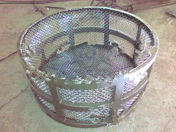 China Dia.750 x 350 high basket 1.4849 for well type furnace with 2520 mesh EB3088 supplier