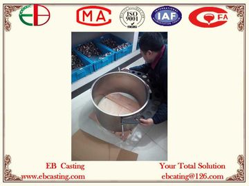 China EB 13050 Annealed Condition High Cr White Iron Valve Liners Centrifugal Casting supplier