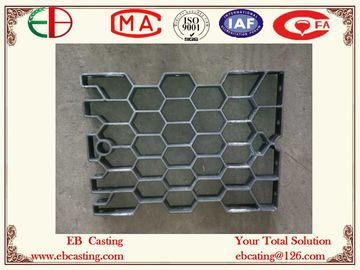 China Charging Material Base Tray Parts for Carburizing Muffle Furnaces Size 600x400x40mm EB2215 supplier