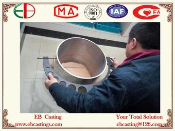 China EB13007 Dimensional Check of Stainless Steel Tube Parts with Spinning Cast Process supplier