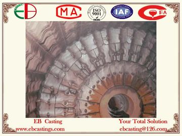 China Wear Condition of φ320580 Coal Mill End Liners After 56000 Hour Running EB6016 supplier